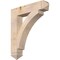 Ekena Millwork Thorton Arts & Crafts Smooth Bracket, Douglas Fir, 5 1/2"W x 30"D x 34"H BKT06X30X34THR03SDF - alternate 1